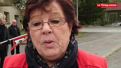 Plouay (56). Piquet de grève devant l'entreprise Celtys