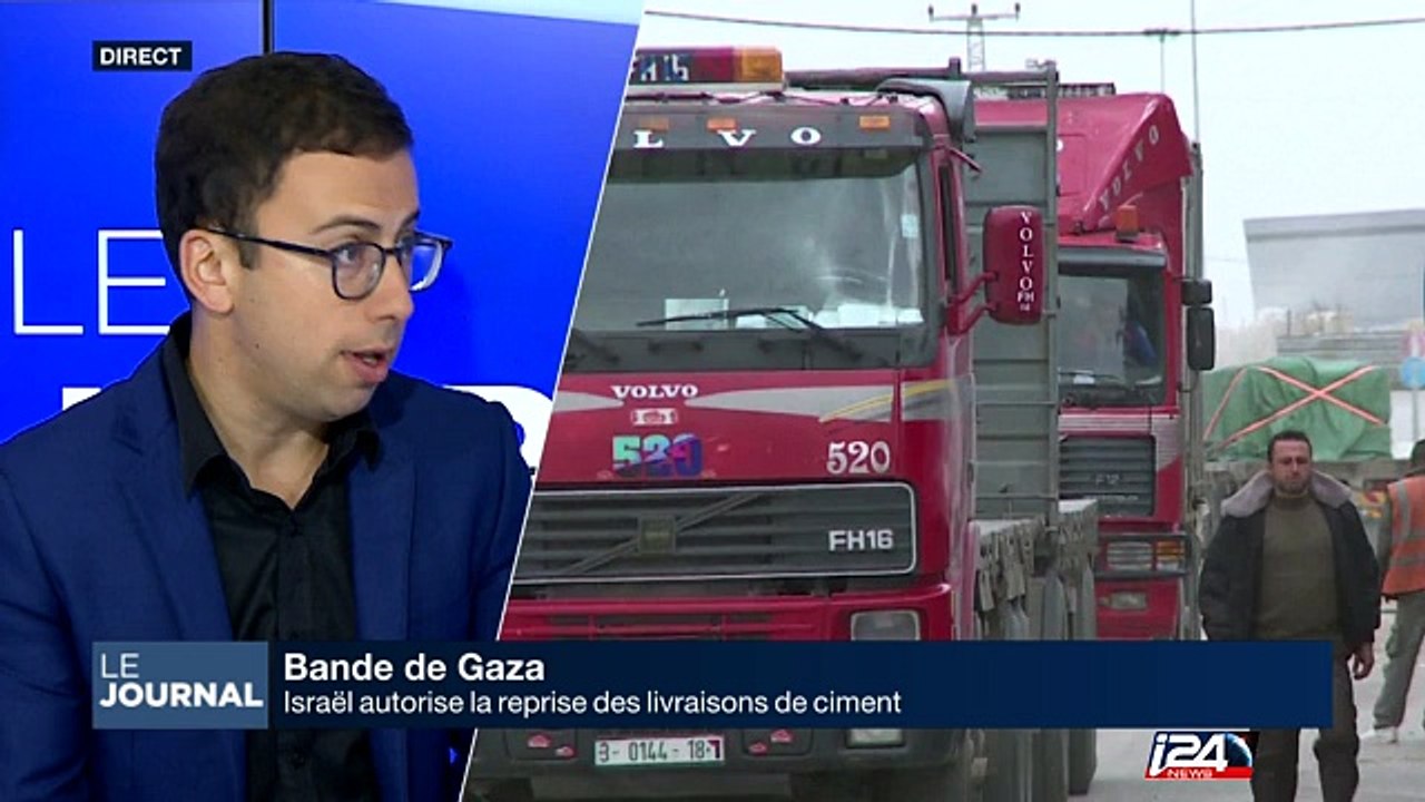 Israël autorise la reprise des livraisons de ciment