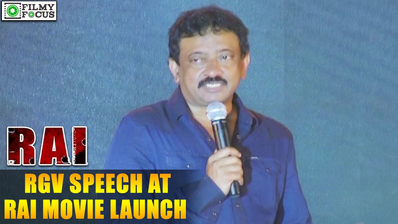 RGV Speech At "Rai" Movie Launch | filmyfocus.com