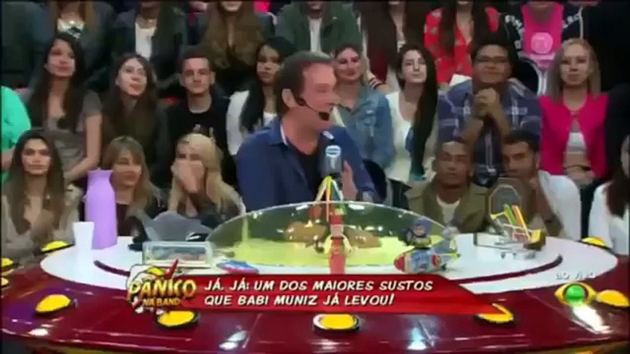 Pânico na Band 06/10/13 - Trollando a Panicat Gostosa Babi Muniz - A Monga