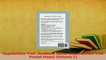 Download  Appalachian Trail  Southern States Appalachian Trail Pocket Maps Volume 1 Read Online