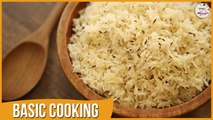 Jeera Rice | Easy & Quick Indian Rice | Recipe by Archana in Marathi | Basic Cooking