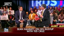 Sean Hannity addresses his dustup with Ted Cruz