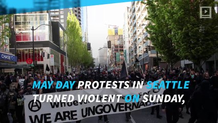 Molotov cocktails, violence at Seattle protests