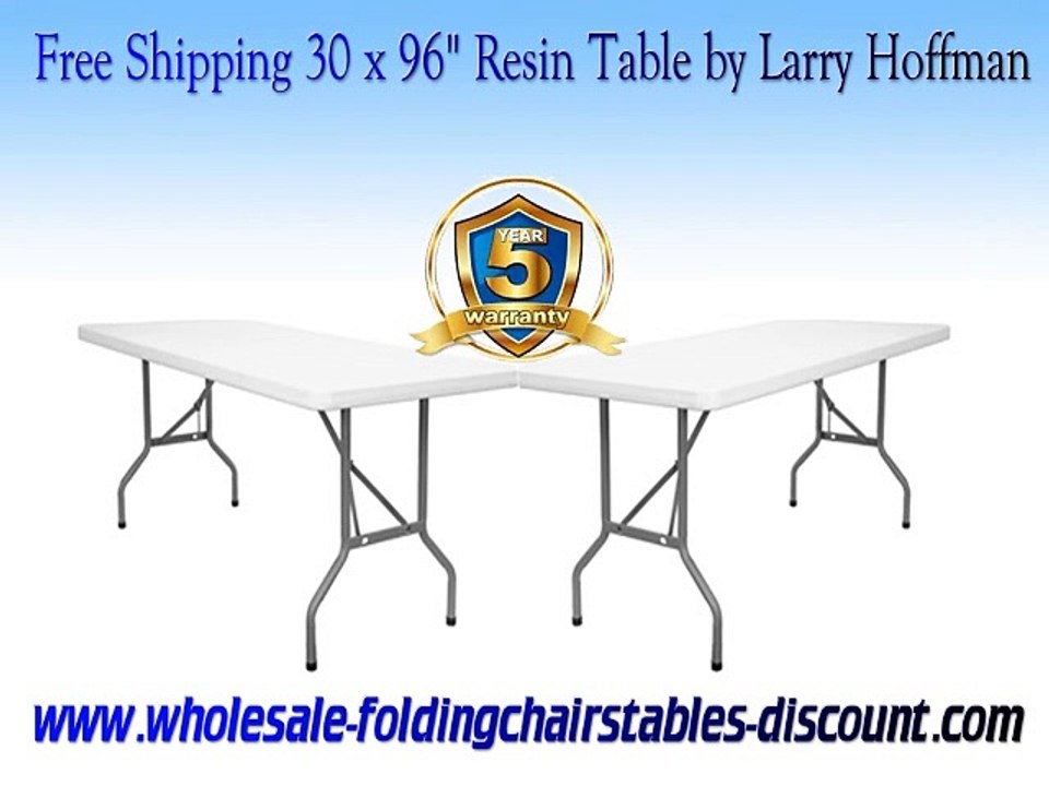 Free Shipping 30 x 96 Inches Resin Table by Larry Hoffman