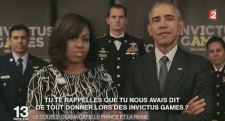 Invictus Games : Le couple Obama défie le Prince Harry, qui répond avec l’aide de la reine (vidéo)