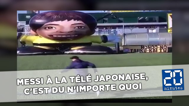 Messi à la télévision japonaise, c'est toujours du n'importe quoi