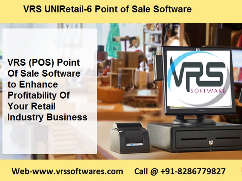 VRS UNIRetail-6 (POS) Point of Sale Software for your Big or small Businesses
