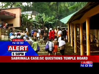 Sabarimala case: SC puts tough questions to temple board