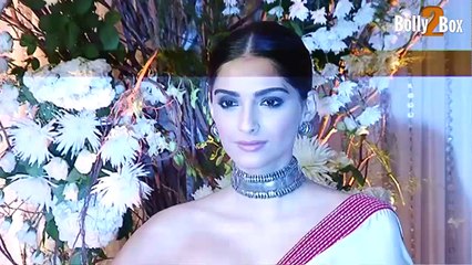 Sonam Kapoor At Bipasha Basu and Karan Singh Grover s Wedding Reception