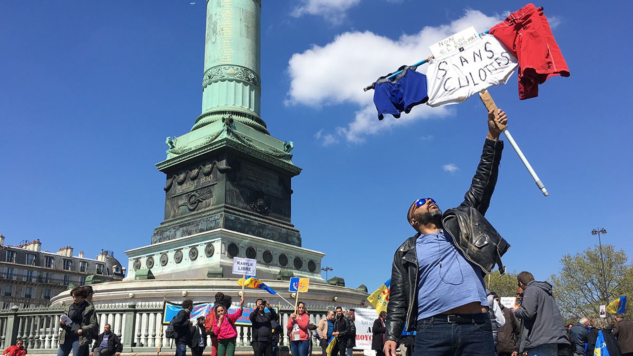 #1erMai : Débordement en marge du cortège
