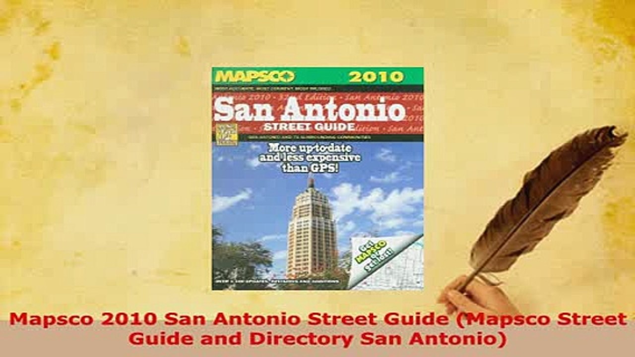 Download  Mapsco 2010 San Antonio Street Guide Mapsco Street Guide and Directory San Antonio Download Full Ebook