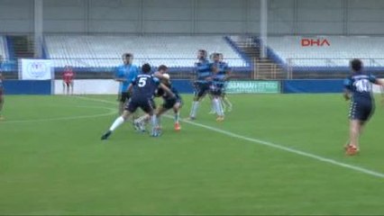 Fethiye'de Üniversiteler Arası Ragbi Final Grubu Mücadeleleri Başladı