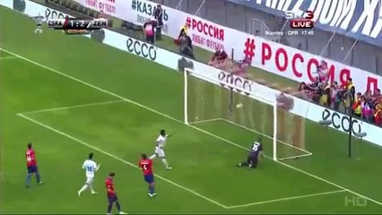 Hulk GOAL (1:3) CSKA Moscow vs FK Zenit St. Petersburg (2016.05.02)