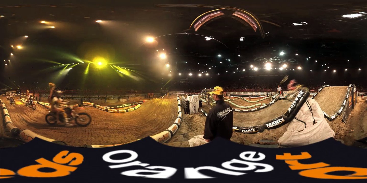 Video 360 - Revivez le Bercy Moto Cross avec Orange.