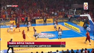 Galatasaray Odeabank tarih yazdı