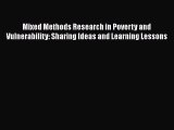 Ebook Mixed Methods Research in Poverty and Vulnerability: Sharing Ideas and Learning Lessons