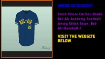 Fresh Prince Carlton Banks Bel-Air Academy Baseball Customize Jersey 1