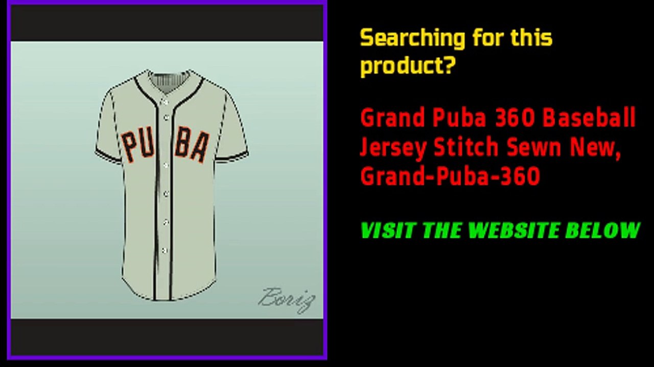 Grand Puba 360 Baseball Customize Jersey New