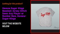 Havana Sugar Kings Baseball Customize Jersey Any Player or Number New