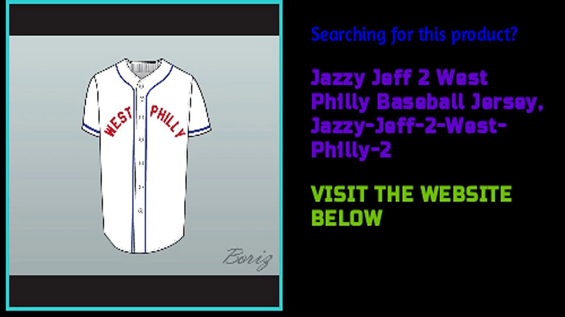west philly baseball jersey