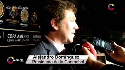 Así fue la presentación del trofeo de la Copa América en Bogotá