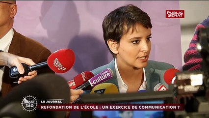 Najat Vallaud-Belkacem à la  journée de refondation de l'école