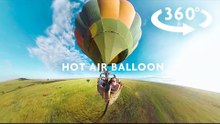 Camera 360 in Hot Air Balloon Sky Wingsuit Balloon Rope Swing 2016