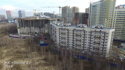 ЖК «Весна 2» в Кудрово Апрель 2016 | ЦДС