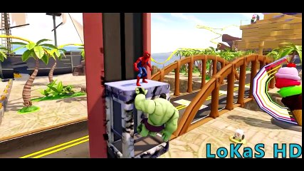 01-HULK Spiderman Cars Donald Duck Videos for Kids