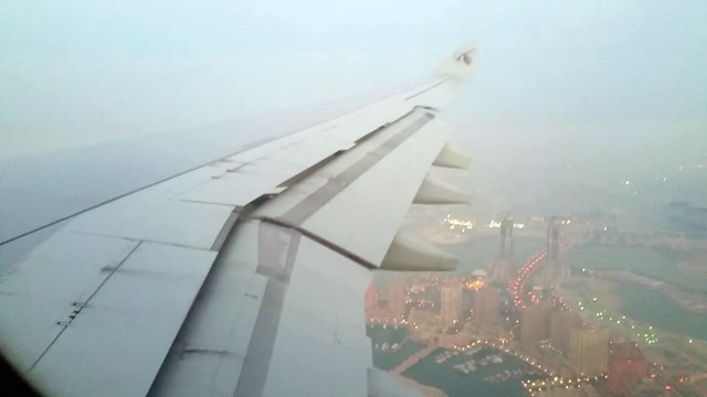 Airbus A330 Qatar Airways Landing at Doha