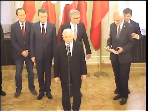 Poseł Jarosław Kaczyński - konferencja z dnia 28 kwietnia 2016 roku.