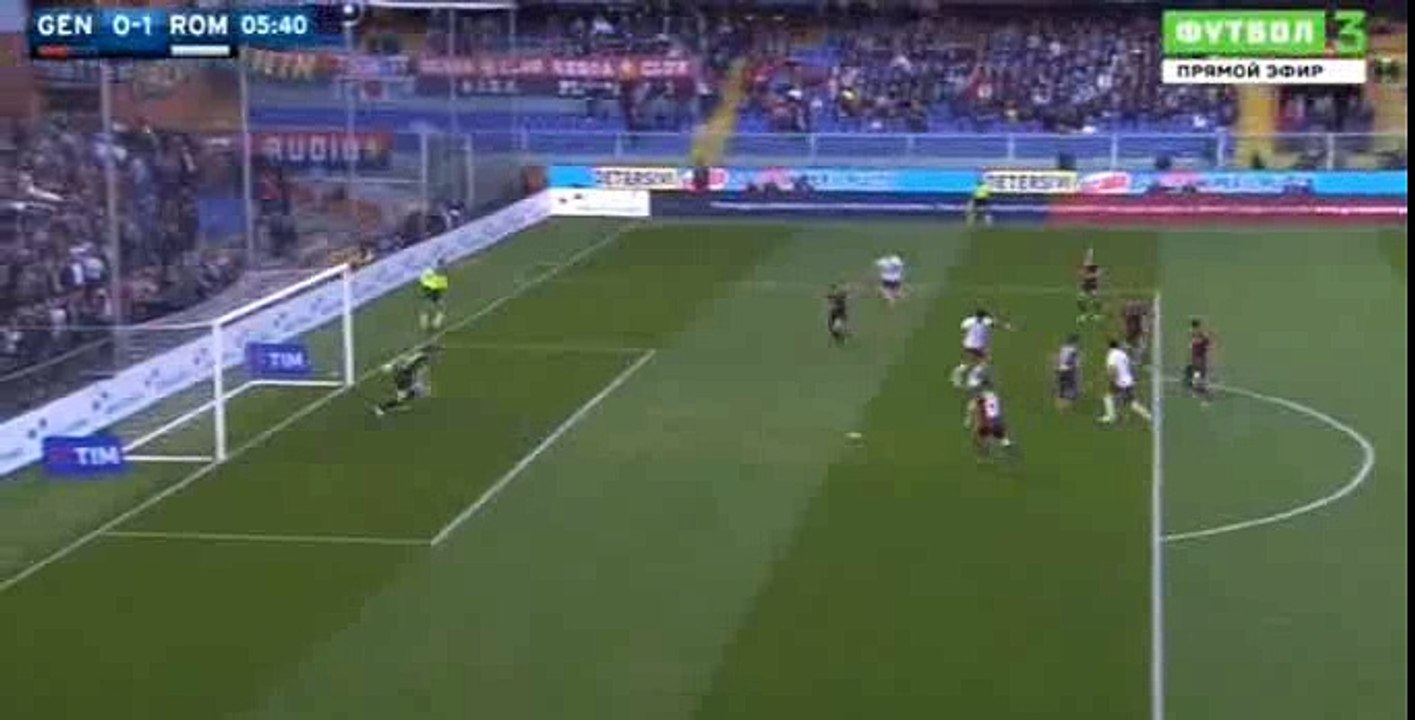 Mohamed Salah Goal - Genoa 0-1 AS Roma - 02-05-2016