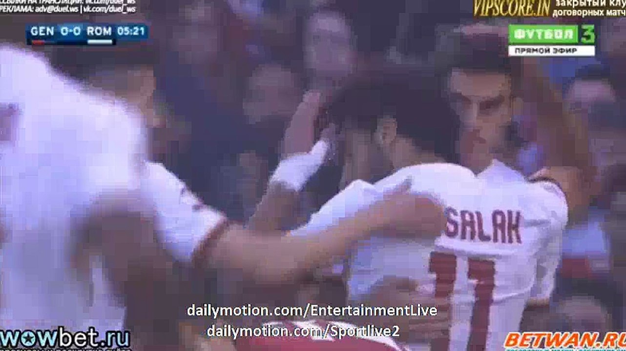 Mohamed Salah Goal HD -  Genoa 0-1 Roma Serie A