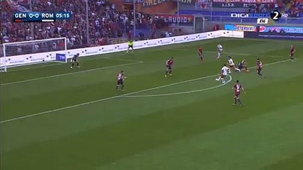 Mohamed Salah GOAAAL - Genoa 0-1 AS Roma 02-05-2016