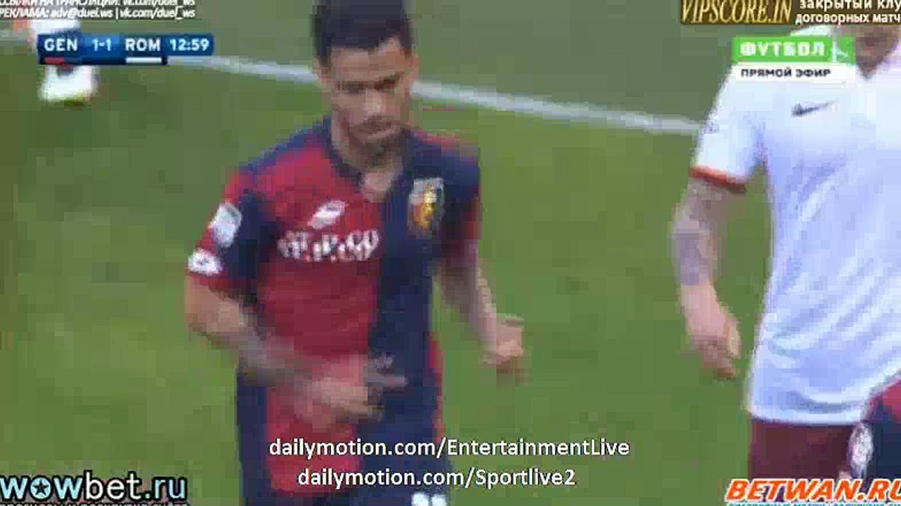 1-1 Panagiotis Tachtsidis Goal | Genoa 1-1 Roma Serie A