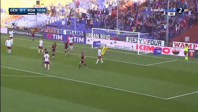 Tachtsidis GOAL (1:1) - Genoa vs AS Roma 02/5/2016