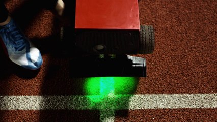 Un robot qui roule à la vitesse d'Usain Bolt pour s'entraîne