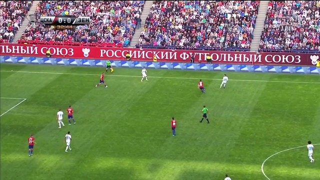 Футбол. Кубок России 1516. ФИНАЛ. ЦСКА - Зенит 01 34' Халк (Пенальти)