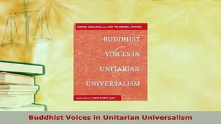 Download  Buddhist Voices in Unitarian Universalism  Read Online