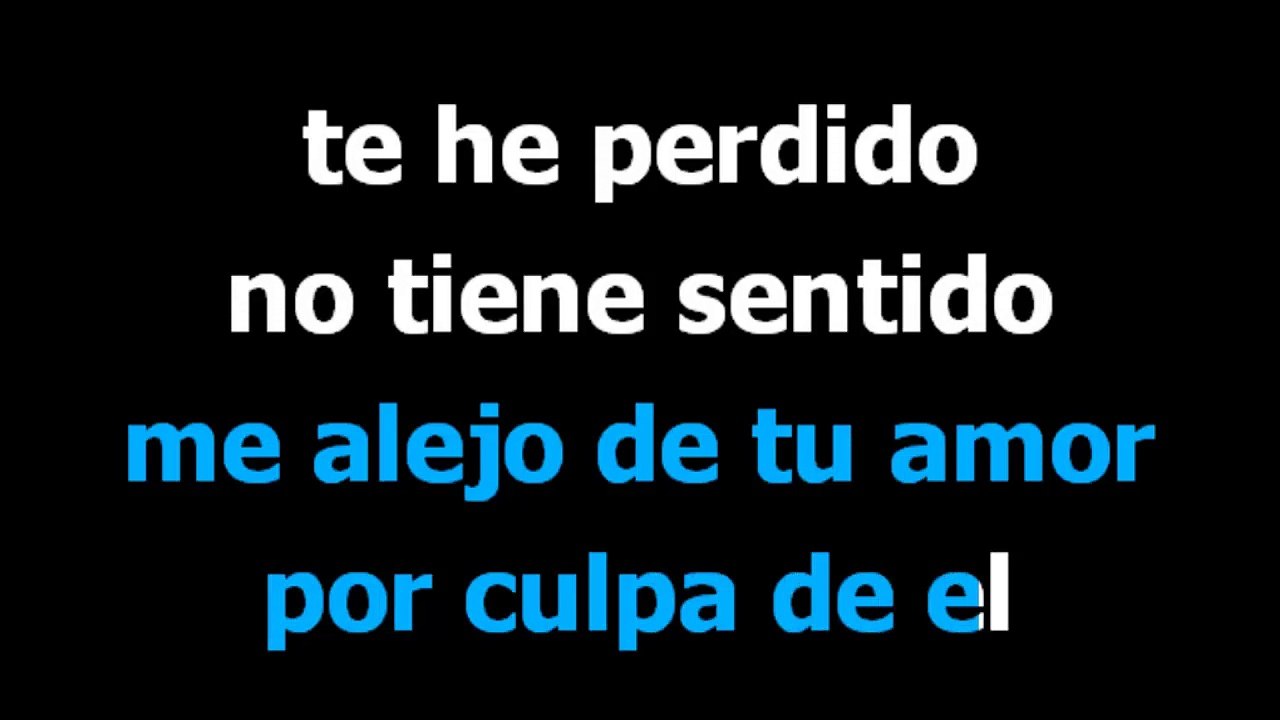 Mi peor enemigo - Bronco - Karaoke - Letra
