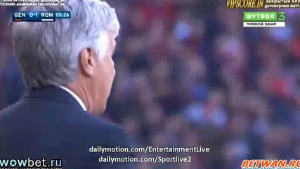Half Time Goals - Genoa 1-1 AS Roma 02-05-2016