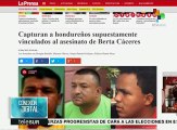 Capturan a presuntos homicidas de Berta Cáceres