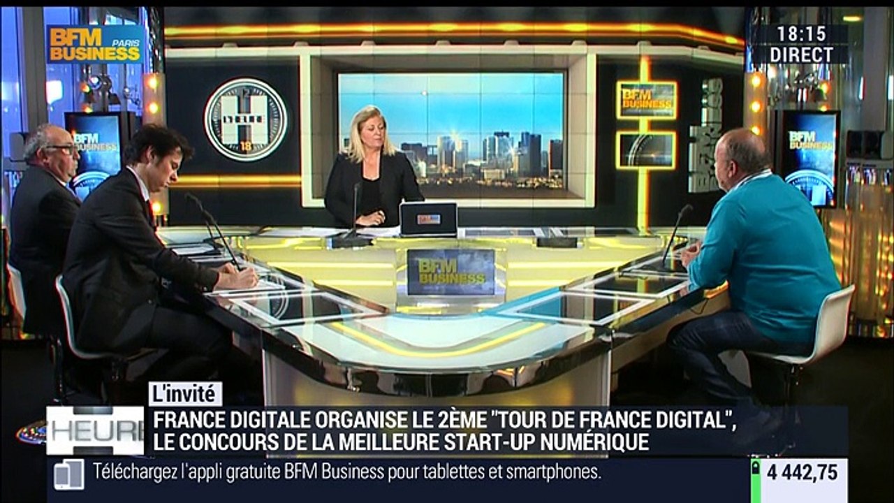 Jean-David Chamboredon commente la 2ème édition du "Tour de France Digital", le concours de la meilleure start-up numérique - 02/05