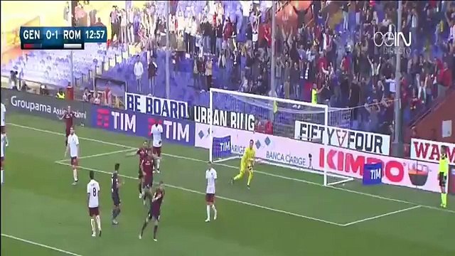 Panagiotis Tachtsidis Goal ~ Genoa vs AS Roma 1-1 ~ 02-5-2016 [Serie A]