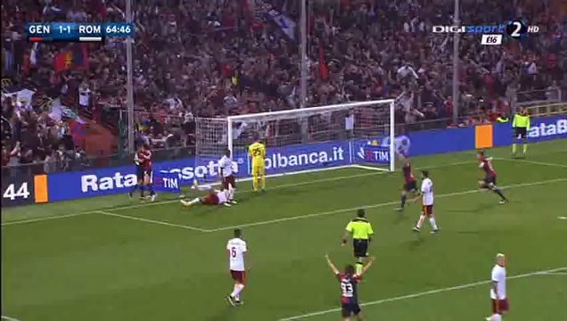 Leonardo Pavoletti Goal HD - Genoa 2-1 Roma - 02-05-2016