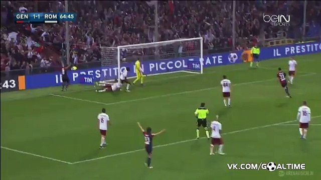 Leonardo Pavoletti Goal HD - Genoa 2-1 AS Roma - 02-05-2016