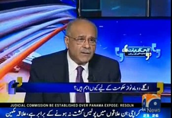 Nawaz Sharif Will not Resign on Ethical Basis and Will Not Answer in Parliament as Well - Najam Sethi