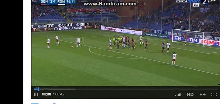 Francesco Totti Goal HD - Genoa 2-2 Roma - 02-05-2016
