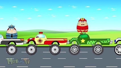 Ambulance For Children And Suprise Eggs In Toy Factory - Kids Compilation